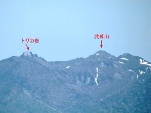 皇海山鋸から武尊山