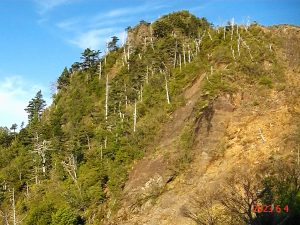 皇海山へ薬師岳