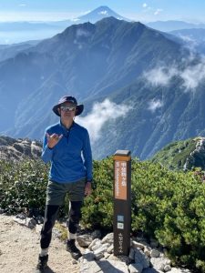 甲斐駒より富士山&鳳凰三山